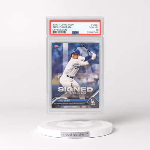 2023 Topps Now Offseason #OS21 Shohei Ohtani (PSA 10 GEM MINT)