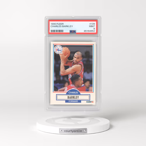1990 Fleer #139 Charles Barkley (PSA 9 MINT)