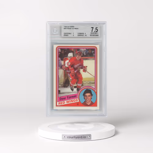 1984 Topps #49 Steve Yzerman (BGS 7.5 NM+)