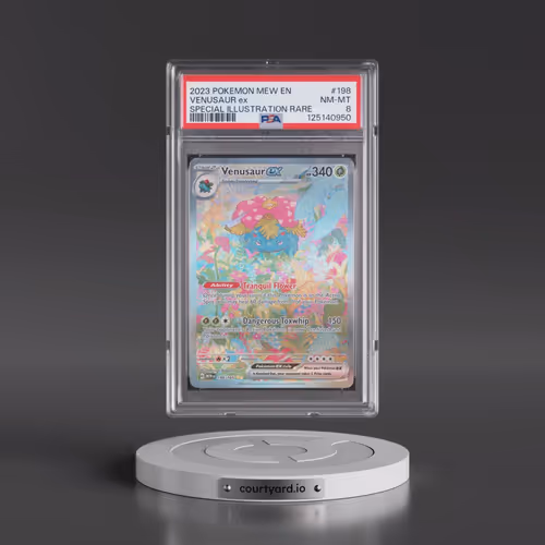 2023 Pokémon Mew EN-151 #198 Venusaur EX - Holo Special Illustration Rare (PSA 8 NM-MT)