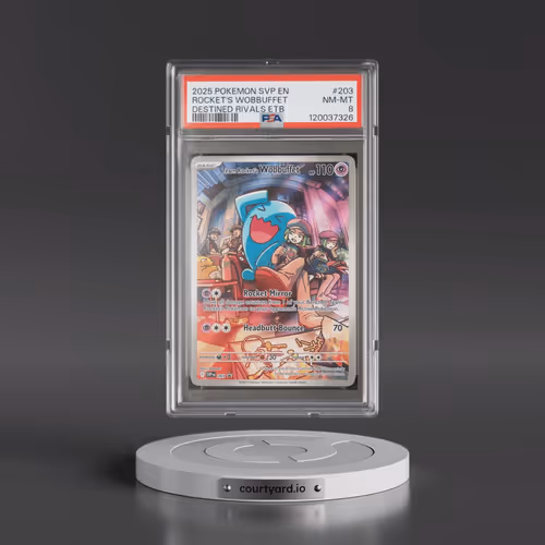 2025 Pokémon Svp EN-SV Black Star Promo #203 Team Rocket's Wobbuffet - Destined Rivals Elite Trainer