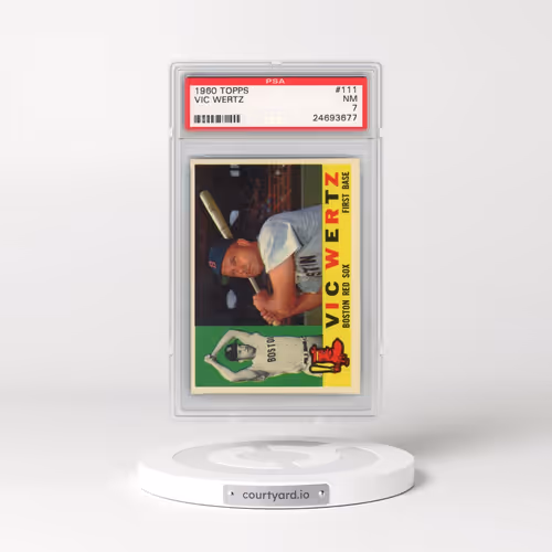 1960 Topps #111 Vic Wertz (PSA 7 NM)