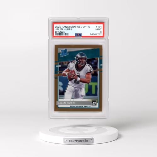 2020 Panini Donruss Optic #164 Jalen Hurts - Bronze (PSA 9 MINT)