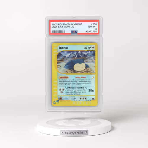 2003 Skyridge #100 Snorlax - Holo (PSA 8 NM-MT)