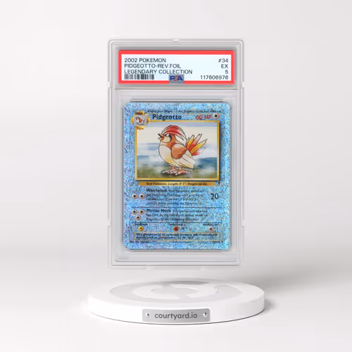 2002 Pokémon Legendary Collection #34 Pidgeotto - Reverse Foil (PSA 5 EX)