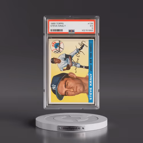 1955 Topps #139 Steve Kraly (PSA 5 EX)