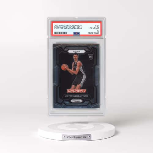 2023 Panini Prizm Monopoly #81 Victor Wembanyama (PSA 10 GEM MINT)