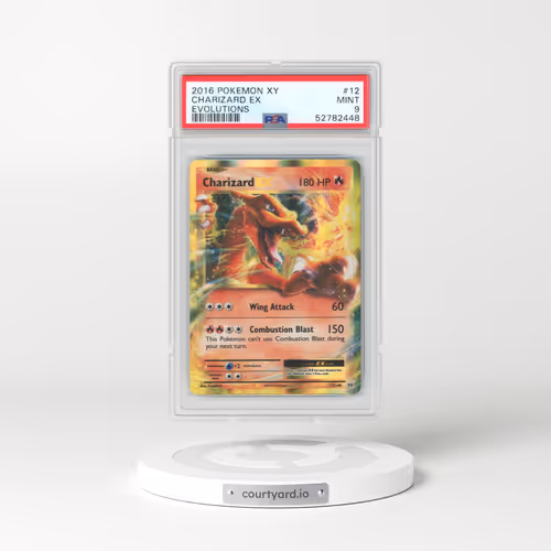 2016 Pokémon XY Evolutions #12 Charizard EX - Holo (PSA 9 MINT)