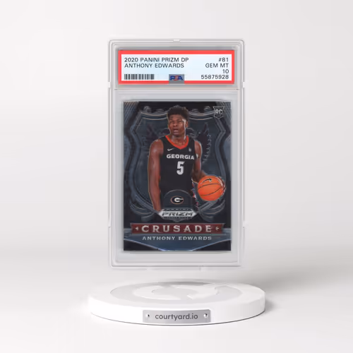 2020 Panini Prizm Draft Picks #81 Anthony Edwards (PSA 10 GEM MINT)
