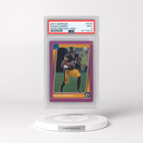 2021 Panini Donruss #P259 Najee Harris - Optic Preview-Pink (PSA 9 MINT)