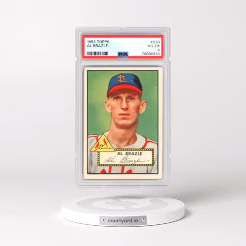 1952 Topps #228 Al Brazle (PSA 4 VG-EX)