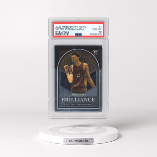 2023 Panini Prizm Draft Picks Brilliance #1 Victor Wembanyama (PSA 10 GEM MINT)