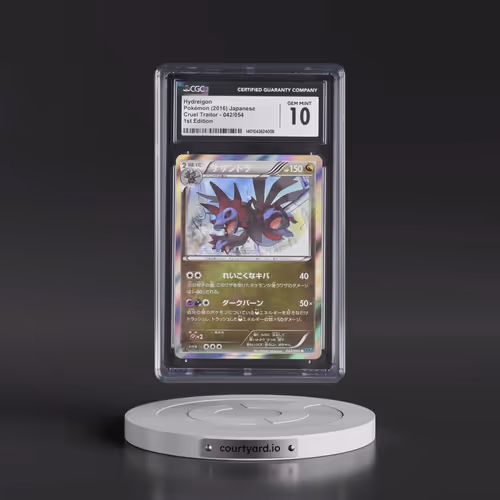 2016 Cruel Traitor - XY11 (Teal) #042/054 Hydreigon - 1st Edition Holo (CGC 10 GEM MINT)