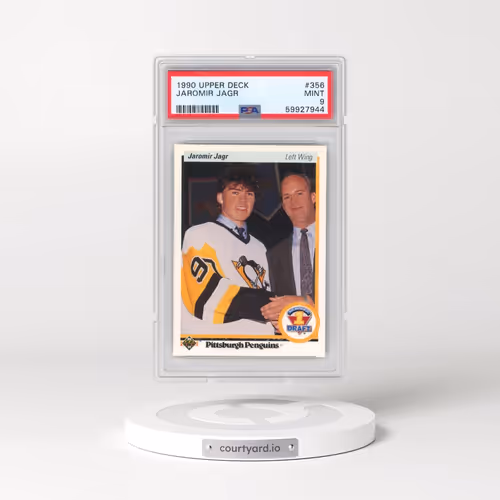 1990 Upper Deck #356 Jaromir Jagr (PSA 9 MINT)