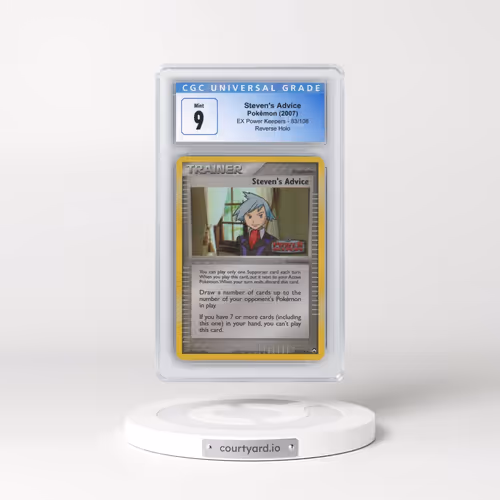 2007 EX Power Keepers #83/108 Steven's Advice - Reverse Holo (CGC 9 MINT)