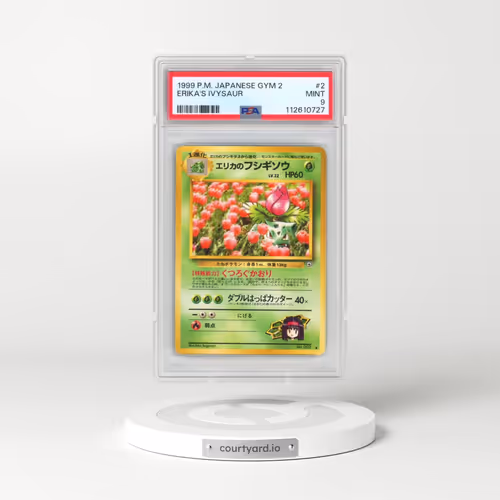 1999 Pokémon Gym 2 #2 Erika's Ivysaur (PSA 9 MINT)