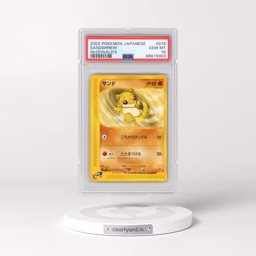 2002 Pokémon McDonald's #016 Sandshrew (PSA 10 GEM MINT)