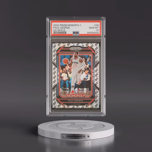 2022 Panini Prizm Monopoly #38 Paul George - Go Space (PSA 10 GEM MINT)