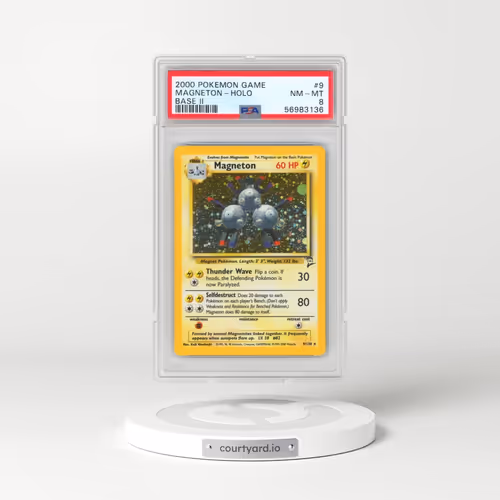 2000 Pokémon Game Base II #9 Magneton - Holo (PSA 8 NM-MT)