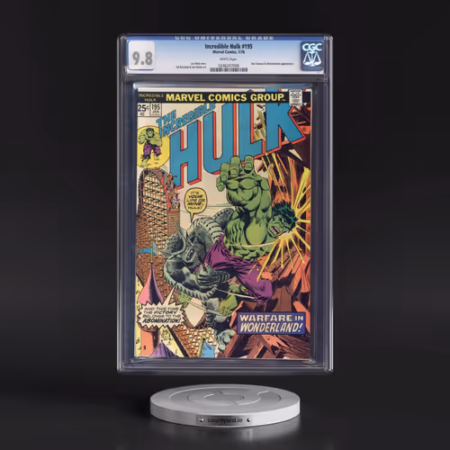 Incredible Hulk #195 CGC 9.8 White Pages (Marvel Comics, 1/76)