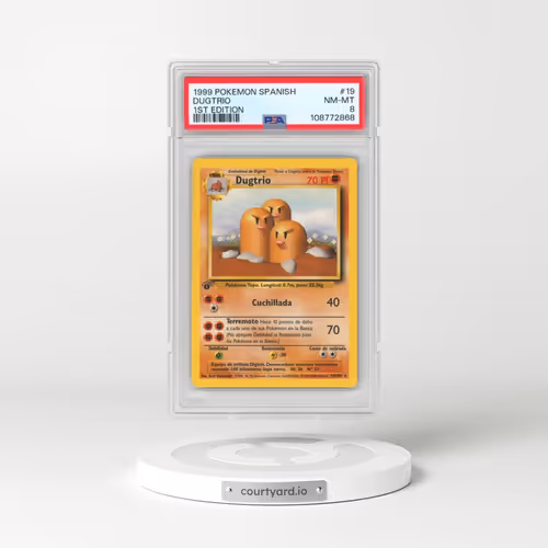 1999 Pokémon #19 Dugtrio - 1st Edition (PSA 8 NM-MT)
