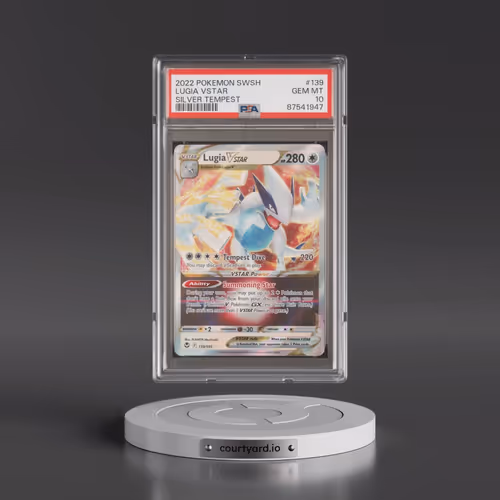 2022 Pokémon Sword & Shield Silver Tempest #139 Lugia Vstar (PSA 10 GEM MINT)