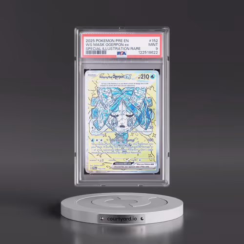 2025 Pokémon Pre EN-Prismatic Evolutions #152 Wellspring Mask Ogerpon EX - Holo Special Illustration