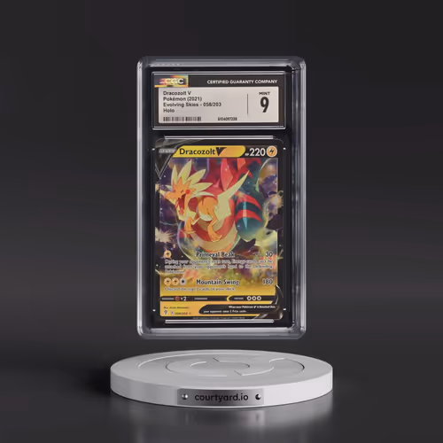 2021 Evolving Skies #058/203 Dracozolt V - Holo (CGC 9 MINT)