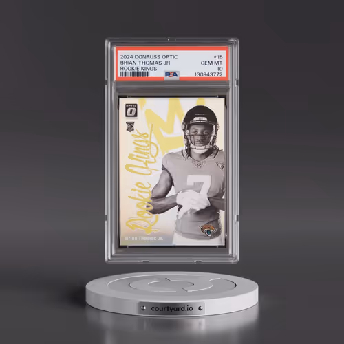 2024 Panini Donruss Optic Rookie Kings #15 Brian Thomas Jr. (PSA 10 GEM MINT)