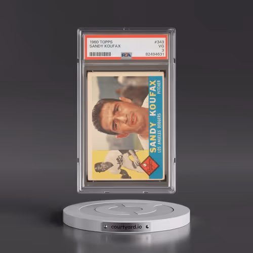1960 Topps #343 Sandy Koufax (PSA 3 VG)
