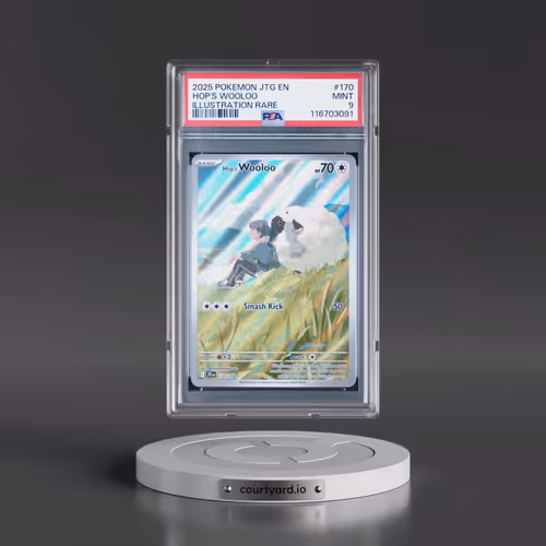 2025 Pokémon Jtg EN-Journey Together #170 Hop's Wooloo - Illustration Rare (PSA 9 MINT)