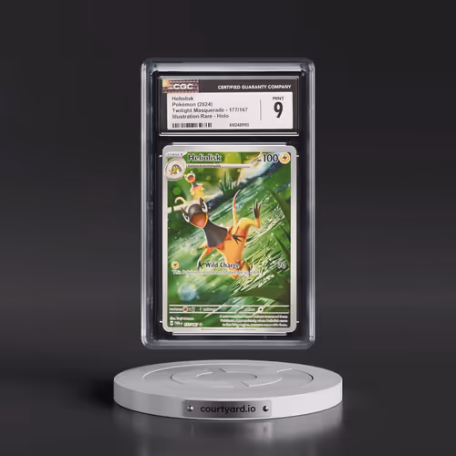 2024 Twilight Masquerade - TWM EN #177/167 Heliolisk - Illustration Rare Holo (CGC 9 MINT)
