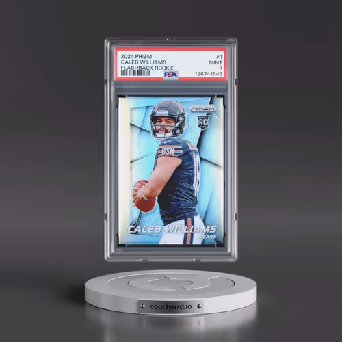 2024 Panini Prizm Prizm Flashback Rookie #1 Caleb Williams (PSA 9 MINT)