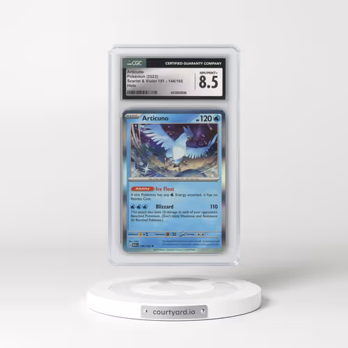 2023 Scarlet & Violet 151 - MEW EN #144/165 Articuno - Holo (CGC 8.5 NM-MT+)