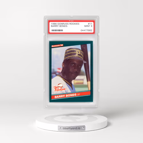 1986 Donruss Rookies #11 Barry Bonds (PSA 9 MINT)