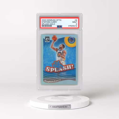 2023 Panini Donruss Optic Splash #8 Stephen Curry - Holo (PSA 9 MINT)