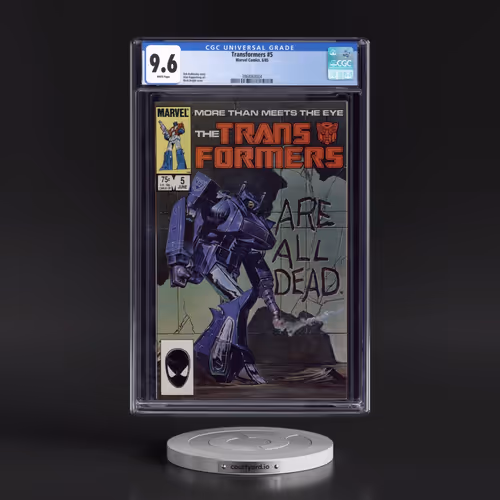 Transformers #5 CGC 9.6 White Pages (Marvel Comics, 6/85) - Universal