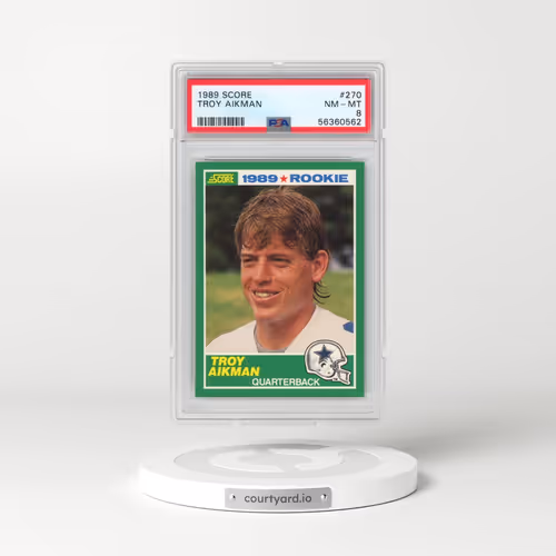 1989 Score #270 Troy Aikman (PSA 8 NM-MT)