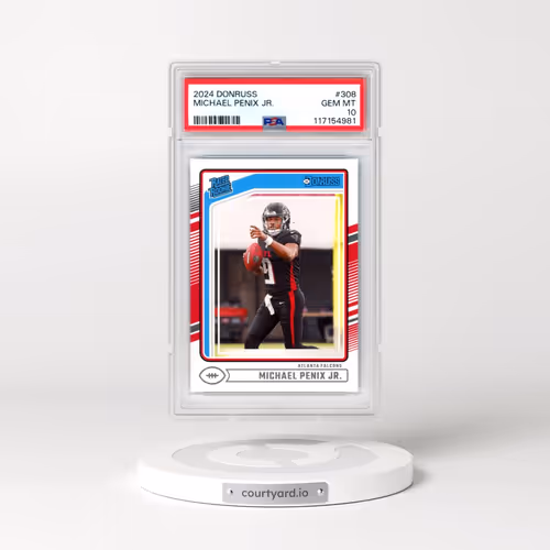 2024 Panini Donruss #308 Michael Penix Jr. (PSA 10 GEM MINT)