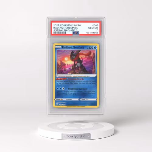 2022 Pokémon Sword & Shield Astral Radiance #046 Radiant Greninja - Holo (PSA 10 GEM MINT)