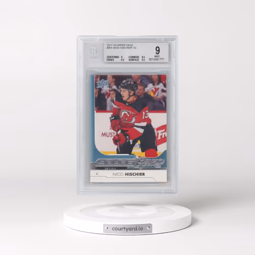 2017 Upper Deck #201 Nico Hischier (BGS 9 MINT)