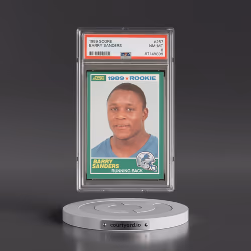 1989 Score #257 Barry Sanders (PSA 8 NM-MT)