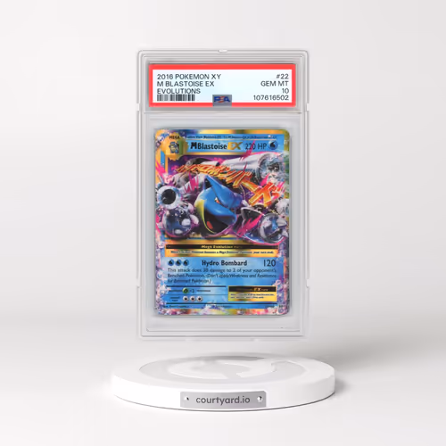 2016 Pokémon XY Evolutions #22 M Blastoise EX - Holo (PSA 10 GEM MINT)