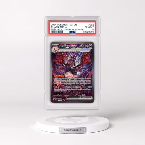 2024 Pokémon Paf EN-Paldean Fates #234 Charizard EX - Holo Special Illustration Rare (PSA 10 GEM MIN