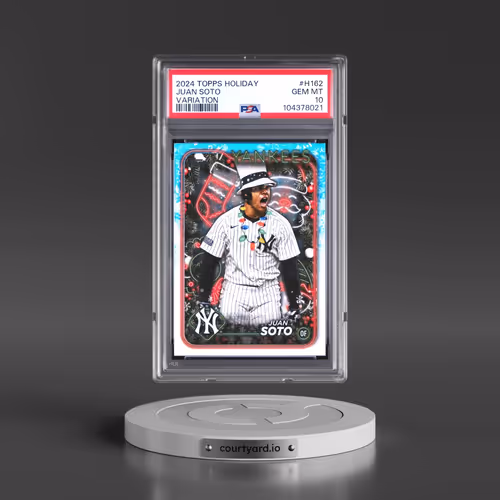 2024 Topps Holiday #H162 Juan Soto - Variation (PSA 10 GEM MINT)