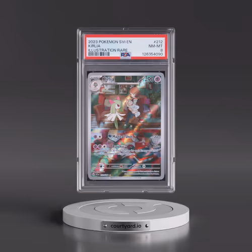 2023 Pokémon Svi EN-Scarlet & Violet #212 Kirlia - Illustration Rare (PSA 8 NM-MT)