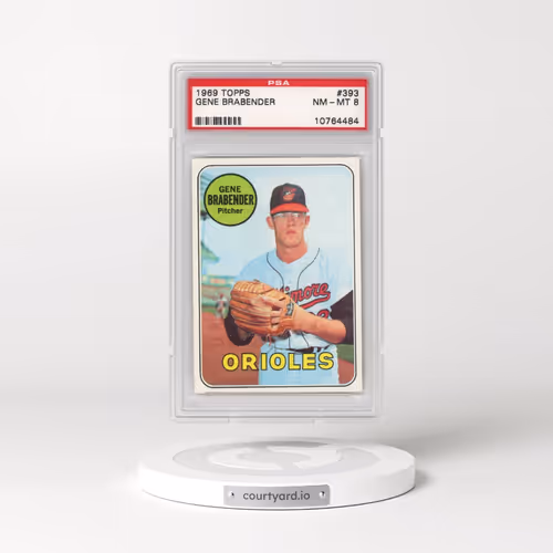 1969 Topps #393 Gene Brabender (PSA 8 NM-MT)