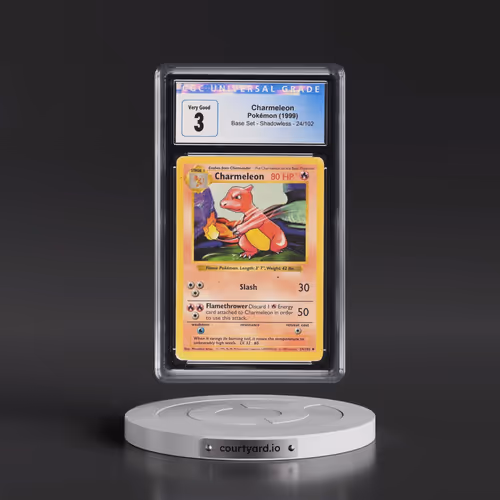 1999 Base Set #24/102 Charmeleon - Shadowless Shadowless (CGC 3 VG)