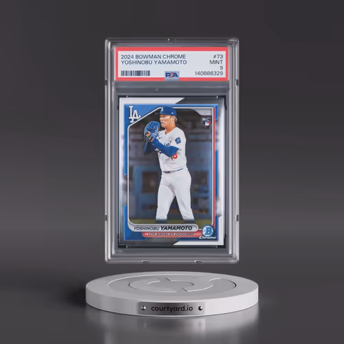 2024 Bowman Chrome #73 Yoshinobu Yamamoto (PSA 9 MINT)