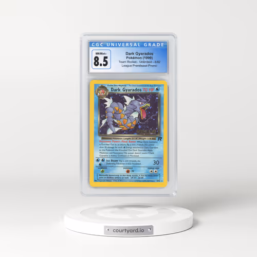 1999 Team Rocket #8 Dark Gyarados - Prerelease (CGC 8.5 NM-MT+)